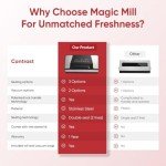 Magic Mill Vacuum Sealer with Easy Lock Handle