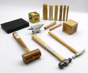 Basic Metalsmith Tool Kit with Hammers & Blocks