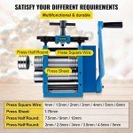 VEVOR 3" Jewelry Rolling Mill with Gear Ratio
