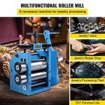VEVOR 3" Jewelry Rolling Mill with Gear Ratio