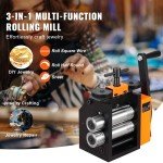 3-In-1 Jewelry Rolling Mill, 3"/76mm