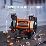 VEVOR 50W Brushless Bench Polisher with Accessories