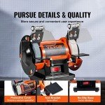 VEVOR 50W Brushless Bench Polisher with Accessories