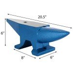 Happybuy 66Lbs Single Horn Cast Steel Anvil