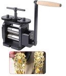 Manual Jewelry Rolling Mill – 4" Black Machine