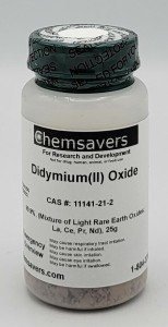 Didymium(II) Oxide, 99.9%, 25g for Metalsmithing