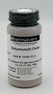 Didymium Oxide 99.9% - 100g Rare Earth