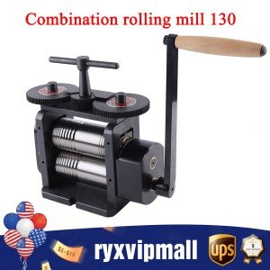 130mm Manual Rolling Mill for Jewelry Making