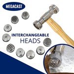 9-Face Texturing Hammer for Versatile Metalworking