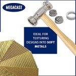 9-Face Texturing Hammer for Versatile Metalworking