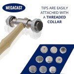 9-Face Texturing Hammer for Versatile Metalworking
