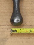 7" Jewelers Planishing Raising Hammer Head - 1 lb