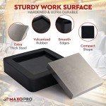 3” Steel Bench Block & 4” Rubber Base