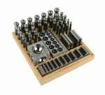 Steel Jewelry Dapping Punch Set with Wooden Base