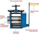 3" Manual Rolling Mill for Jewelry Making