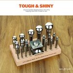 Steel Dapping Block and Punch Set for Jewelry