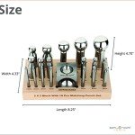 Steel Dapping Block and Punch Set for Jewelry