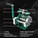 Jewelry Rolling Mill Machine with 3" Rollers