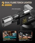 Dual Flame Butane Torch Lighter for Cooking