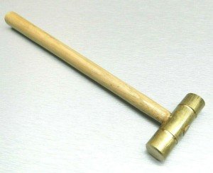2" Brass Mallet for Jewelry and Metalsmithing