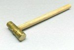 2" Brass Mallet for Jewelry and Metalsmithing