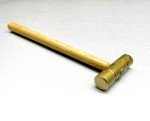 2" Brass Mallet for Jewelry and Metalsmithing