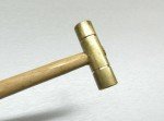 2" Brass Mallet for Jewelry and Metalsmithing