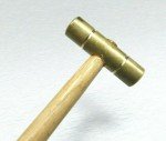 2" Brass Mallet for Jewelry and Metalsmithing