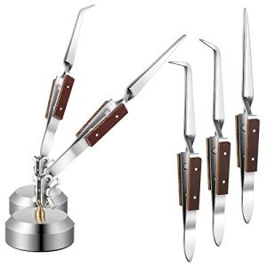 5-Piece Soldering Tweezers Set for Jewelry Making