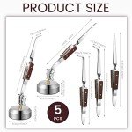 5-Piece Soldering Tweezers Set for Jewelry Making
