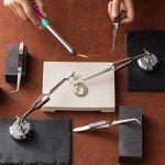 5-Piece Soldering Tweezers Set for Jewelry Making