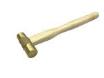 Flat Face Brass Hammer for Metalsmithing & Crafts