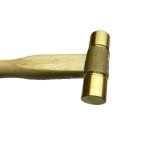 Flat Face Brass Hammer for Metalsmithing & Crafts