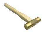 Flat Face Brass Hammer for Metalsmithing & Crafts