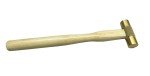 Flat Face Brass Hammer for Metalsmithing & Crafts