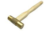 Flat Face Brass Hammer for Metalsmithing & Crafts