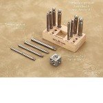 Steel 1" Square Dapping Block & Punch Set