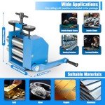 3" Jewelry Rolling Mill for Metalwork and DIY