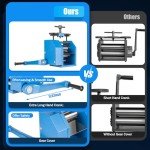 3" Jewelry Rolling Mill for Metalwork and DIY