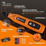 HARDELL Mini Cordless Rotary Tool with Accessories