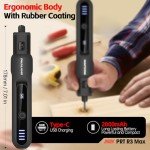 Cordless Rotary Tool Kit with LED Light & Accessories