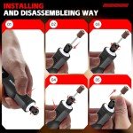 Cordless Rotary Tool Kit with LED Light & Accessories