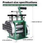 Manual Rolling Mill for Jewelry Metalworking Tools