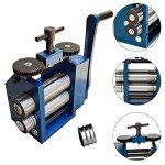 LYNICESHOP 3" Manual Jewelry Rolling Mill Tool