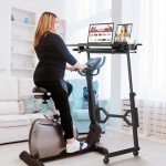 Mobile Adjustable Height Rolling Desk for Creatives