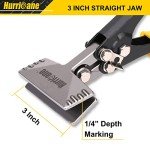 HURRICANE 3-Inch Straight Jaw Metal Bender Tool