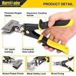HURRICANE 3-Inch Straight Jaw Metal Bender Tool