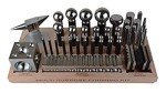 43-Piece Metal Forming Dapping Tool Set