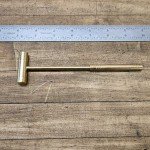 Brass Planishing Hammer for Jewelers - 3oz