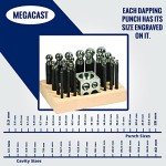 26-Piece Dapping Punch Block Set for Jewelry Making